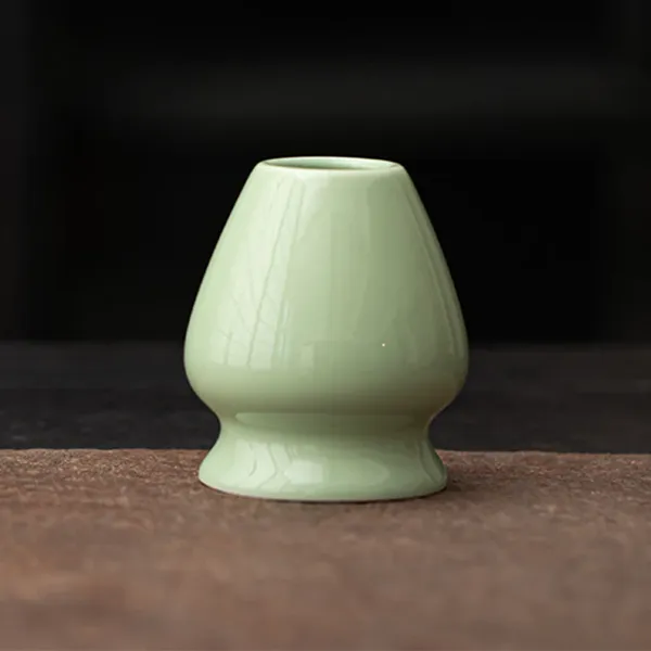 Light Green glaze matcha whisk holder